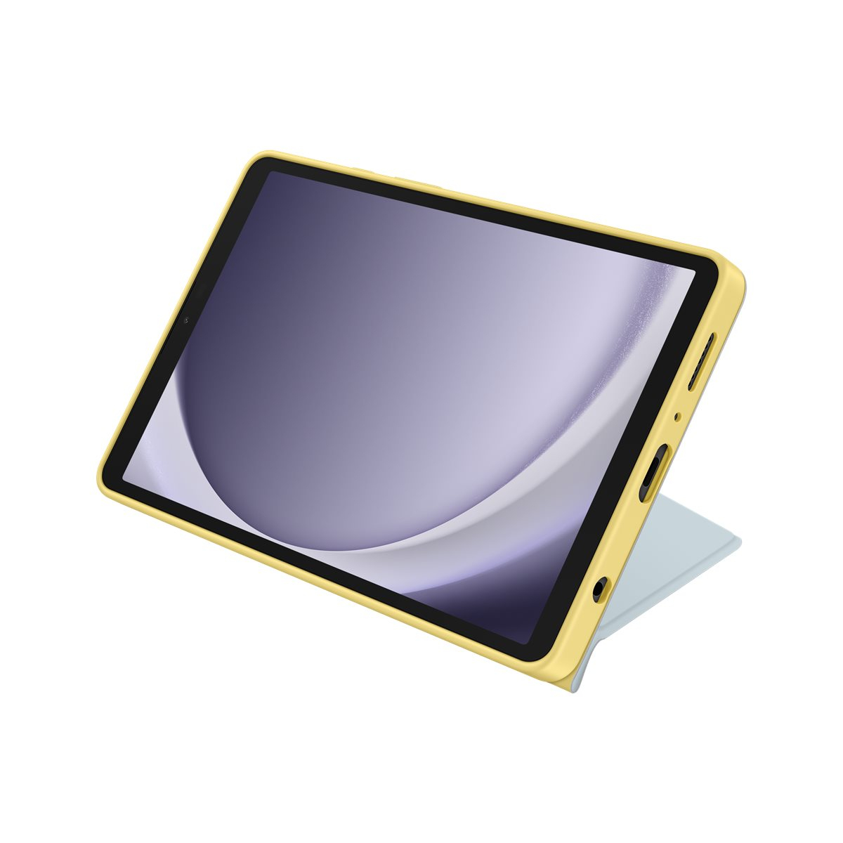 Galaxy Tab A9 Book Cover Tasche mit Aufstellfunktion (EF-BX110TLEGWW) - Blau / Gelb