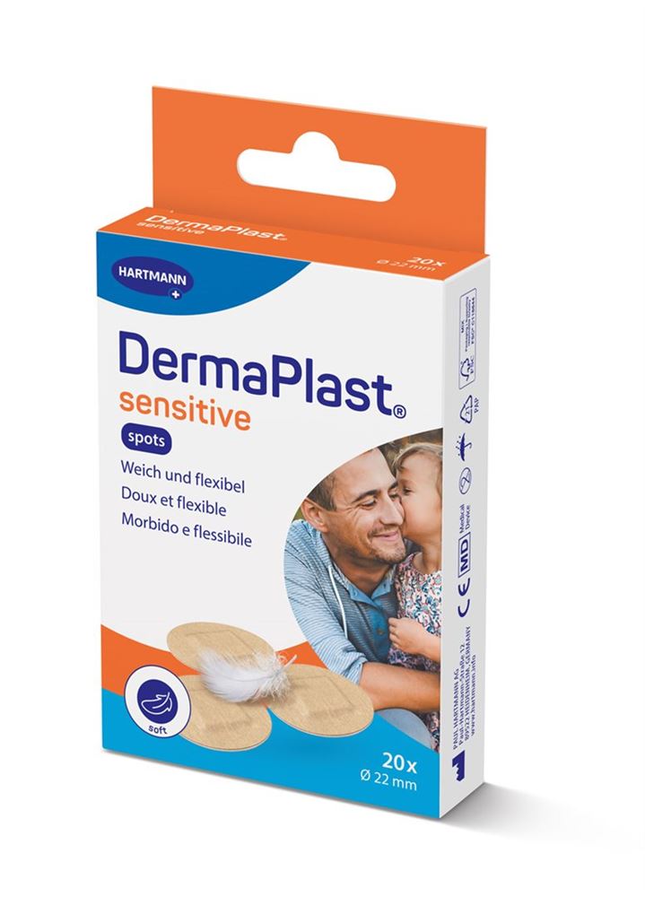 DERMAPLAST Sensitive Spots<br>20 Stück, 22mm