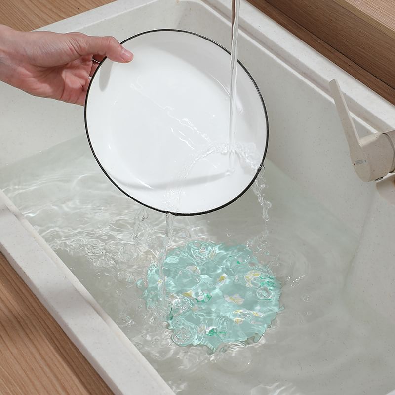 Home Simply - Siliconen afvoerdeksel met bloemenmotief (verschillende designs)