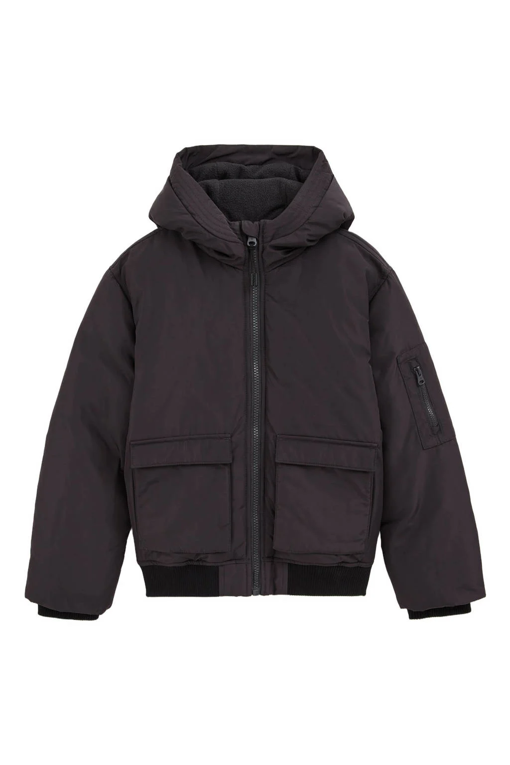 WE Fashion Blue Ridge winterjas antraciet