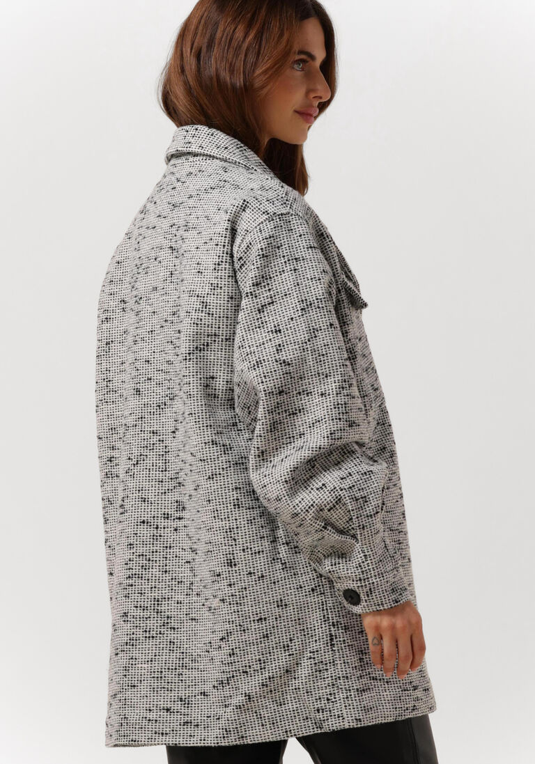 NA-KD ecru na-kd jack oversized tweed jacket