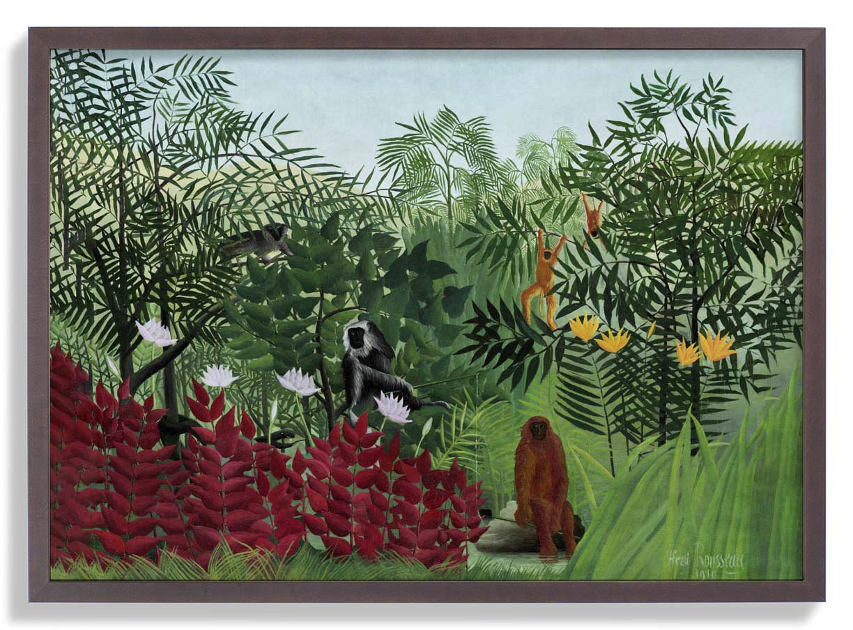 Tropischer Wald von Rousseau Kunstdruck