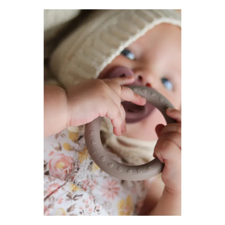 Hevea Coffret apaisant - Set de 2 jouets de dentition | Beige