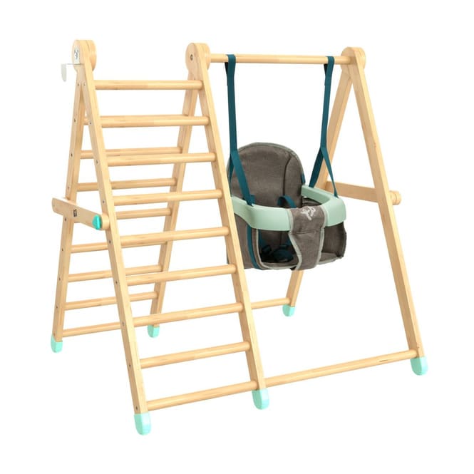 Active Tots - Holz Kletterdreieck mit Schaukel