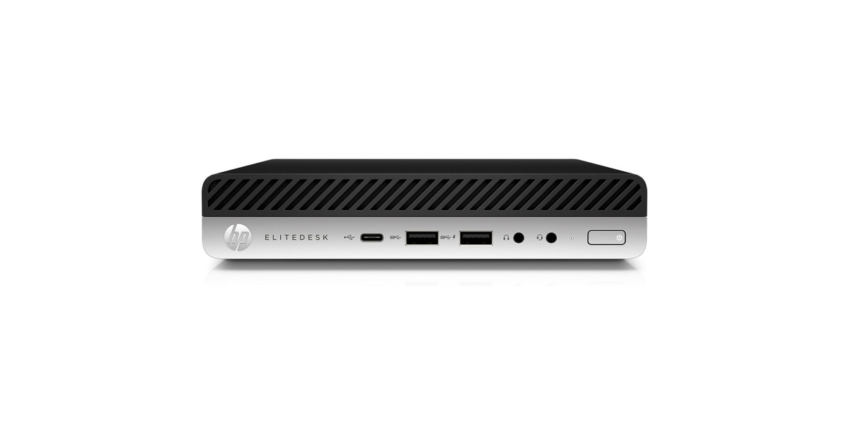 HPEliteDesk 800 G4 DM Refurbished mini-pc  (Zwart/zilver | i5-8500T | UHD Graphics 630 | 16 GB | 512 GB SSD)