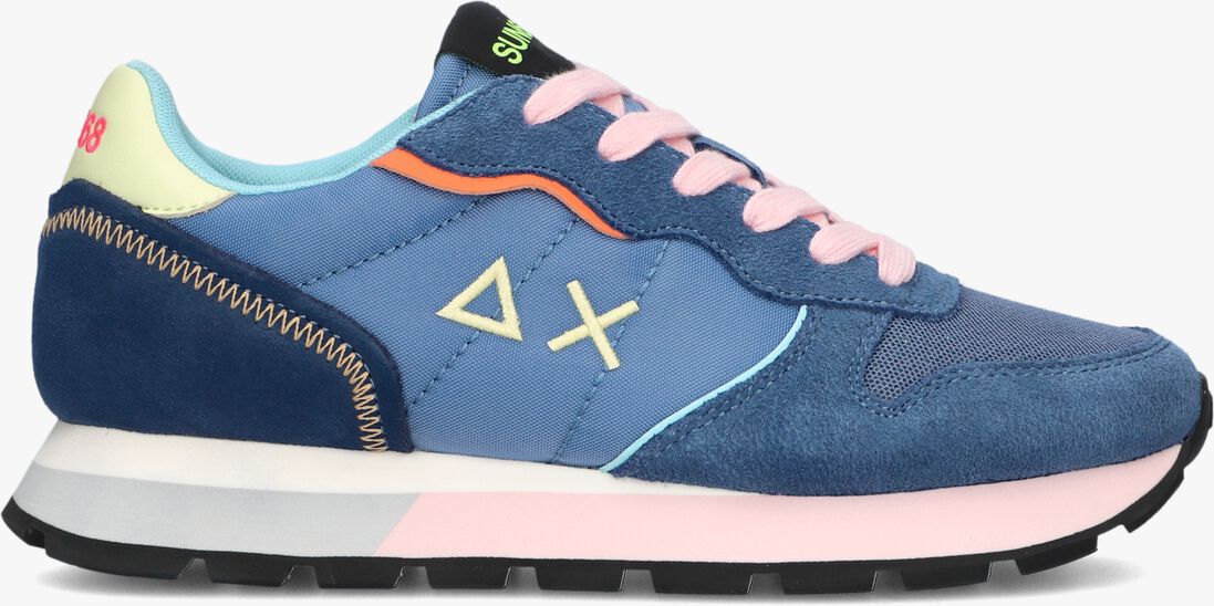 SUN68 blauwe sun68 lage sneakers ally color explosion