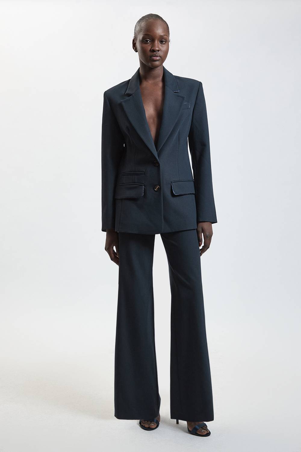 KarenMillen Pantalon Droit Ajusté Extensible À Poches