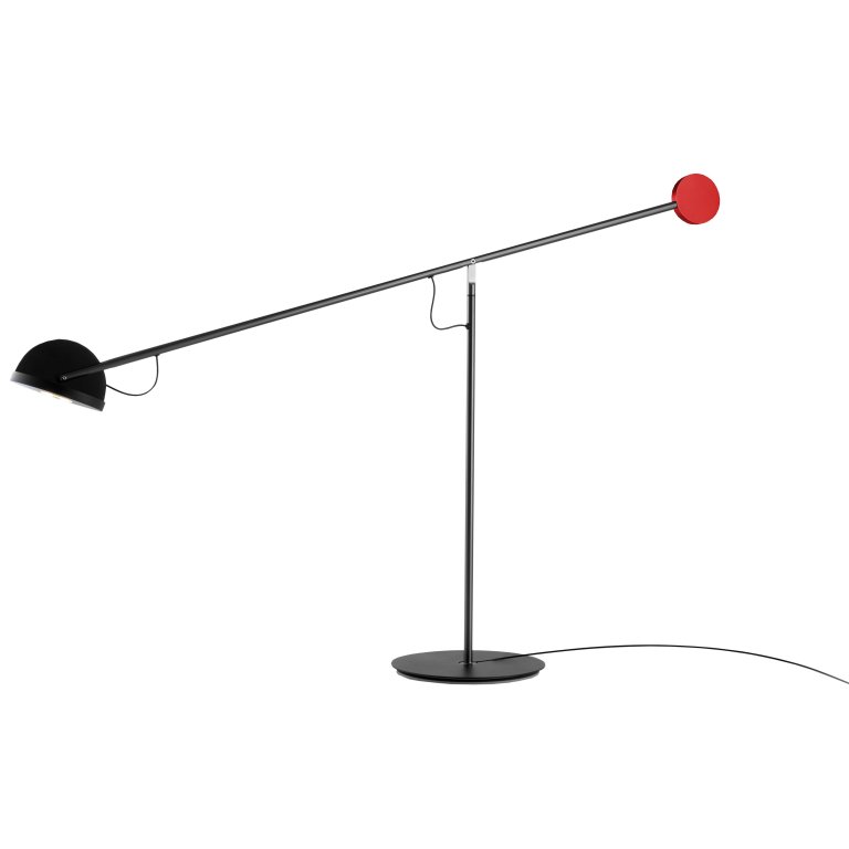 Marset CopÃ©rnica M tafellamp LED grafiet-rood-zwart