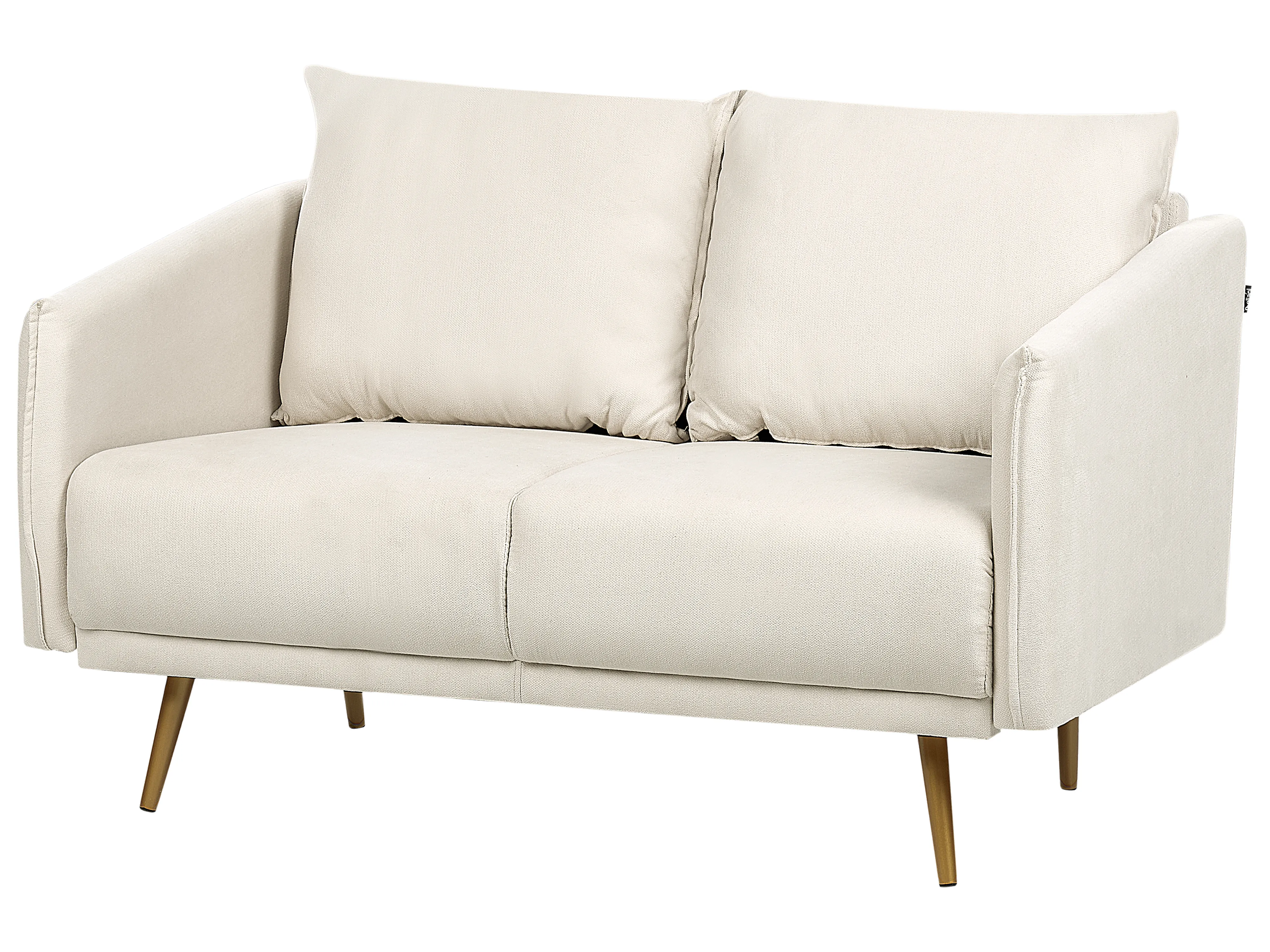 Bank 2-zits MAURA Stof Lichtbeige