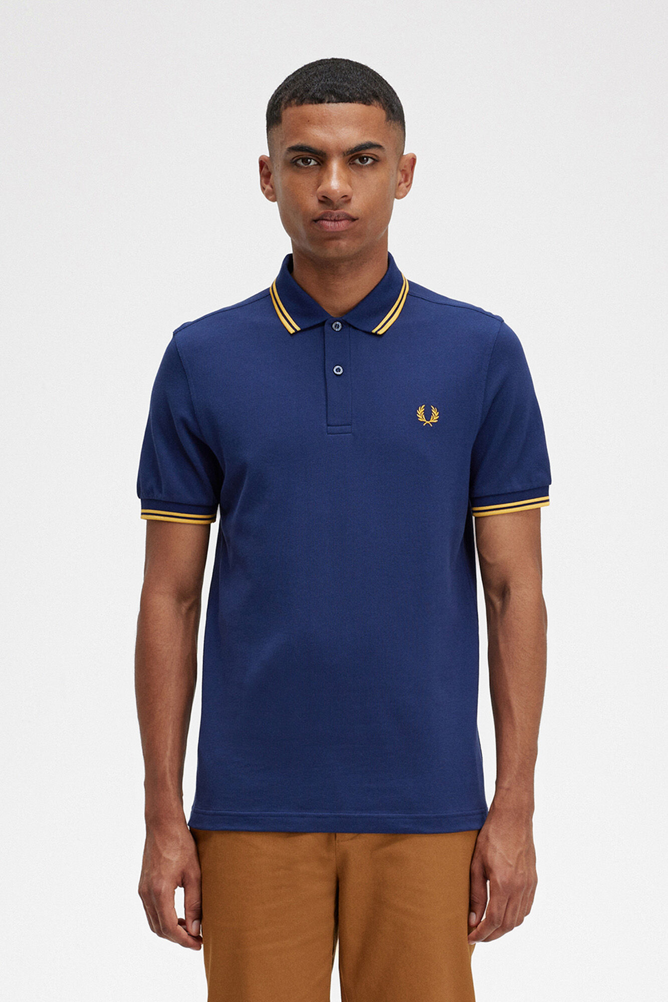 Camisa Fred Perry - Azul Escuro