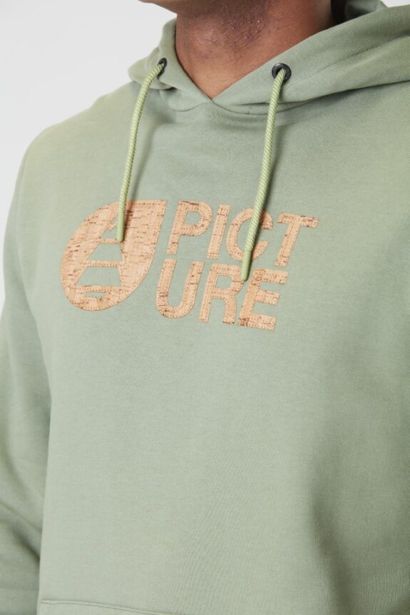 Picture Basement Cork Hoodie Green Spray