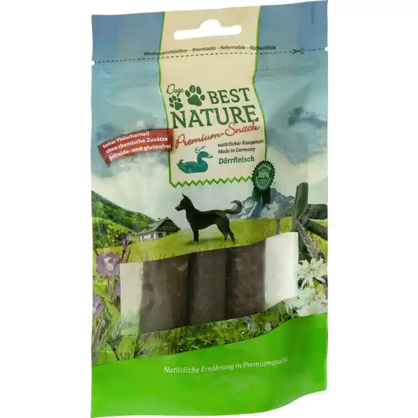 Premium-Snack Dörrfleisch Ente