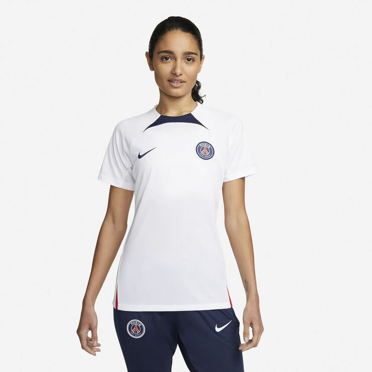 Nike Paris Saint Germain Strike Dri Fit T Shirt Hvid