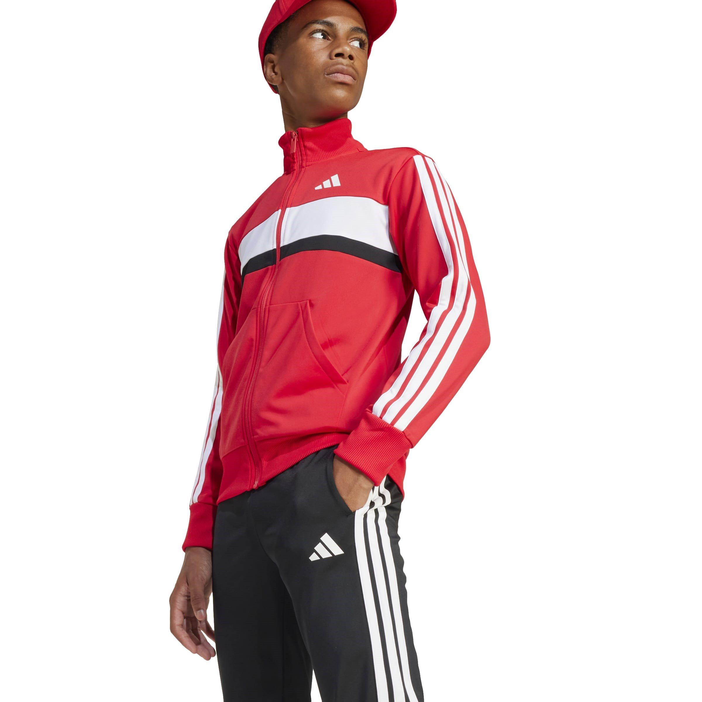 adidas Seasonal Essentials Tiberio 3-Stripes Tricot Track Suit Juniors