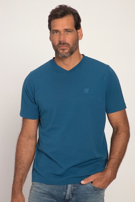 T-Shirts, Basic, 2er-Pack, V-Ausschnitt, Halbarm, bis 8 XL