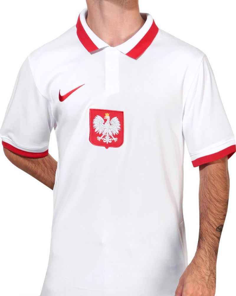 Maillot de football Nike Pologne Blanc pour homme