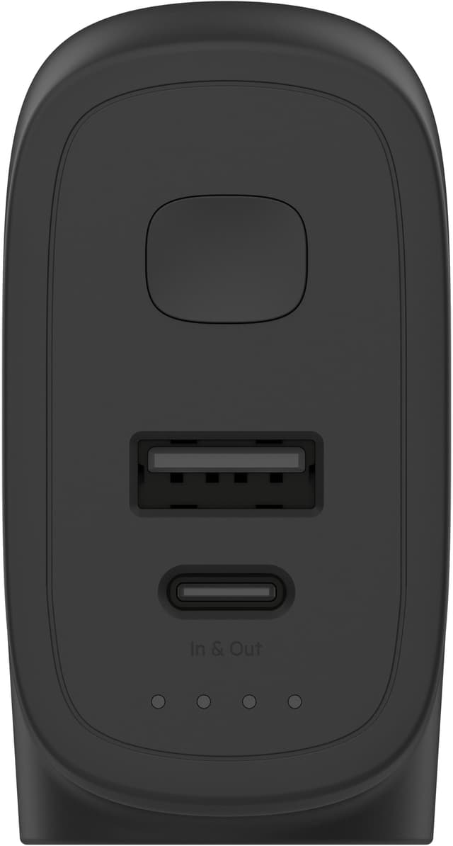 Belkin BoostCharge 25W hybrid vægoplader + 5.000mAh powerbank (sort)