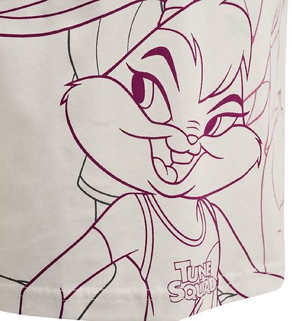 Hummel T-shirt - hmlSpace Jam Diez - Marchmallow