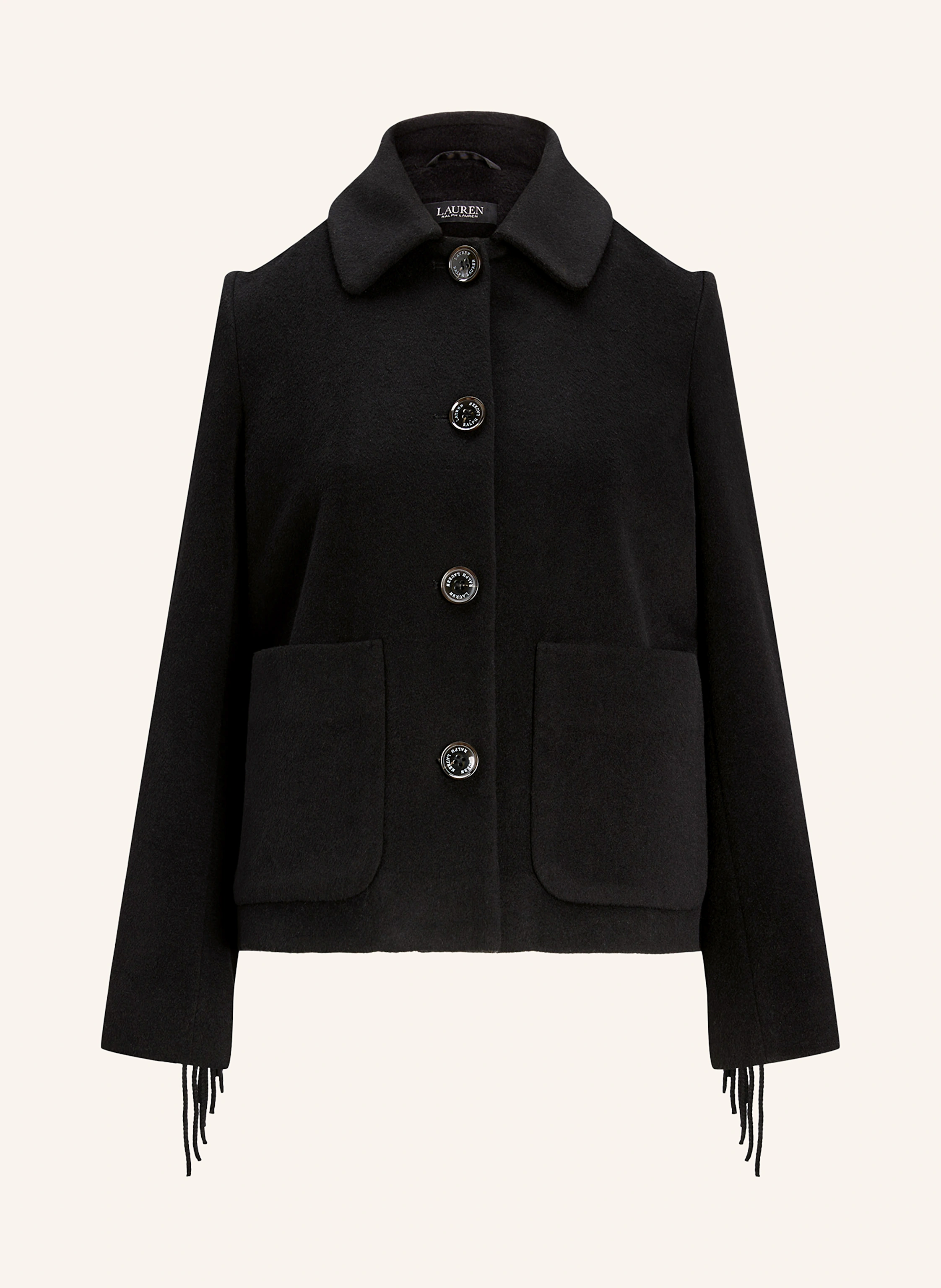 LAUREN RALPH LAUREN Kastenjacke mit Fransen
