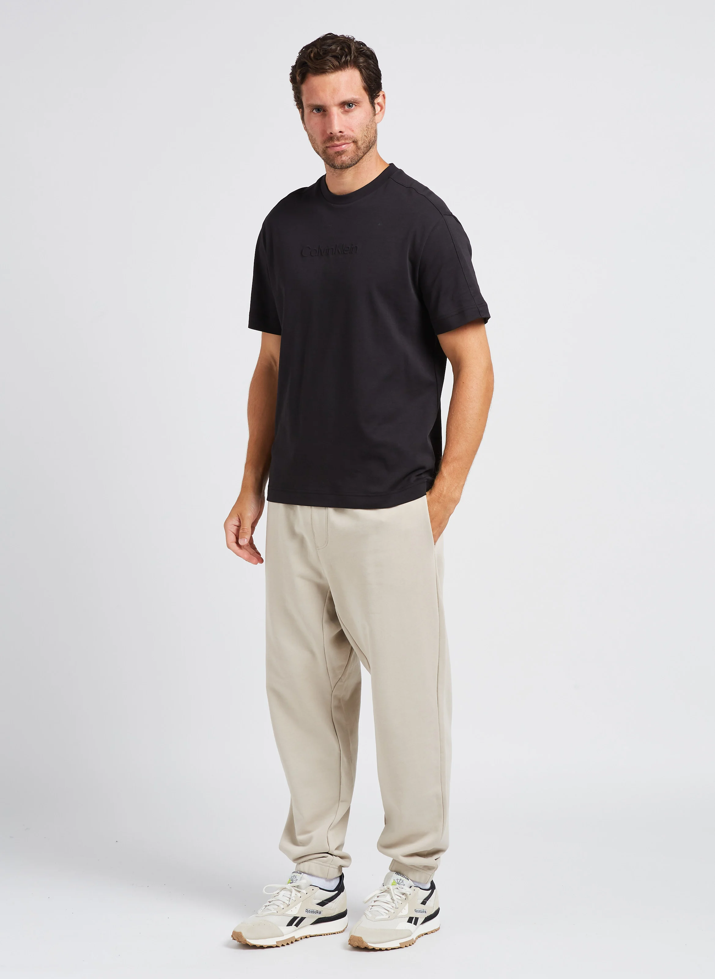 Tee-shirt col rond en coton bio| Gris