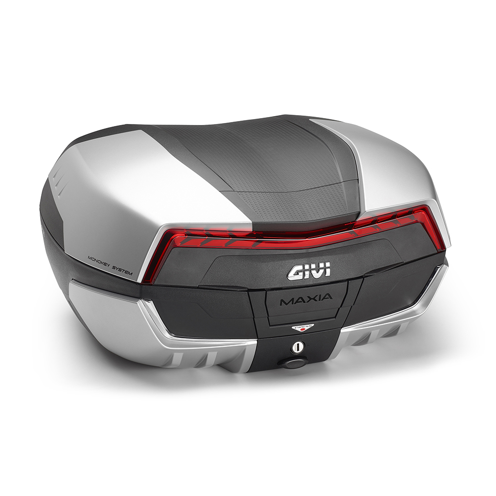 Givi - Top Case V58 Noir / Aluminium / Rouge