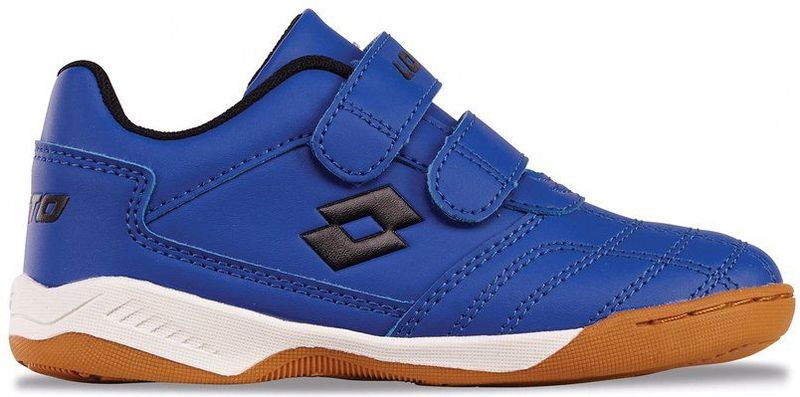 Lotto - Zaalschoenen - Blue-black - Niet-verkleurende Zool - Klittenbandsluiting