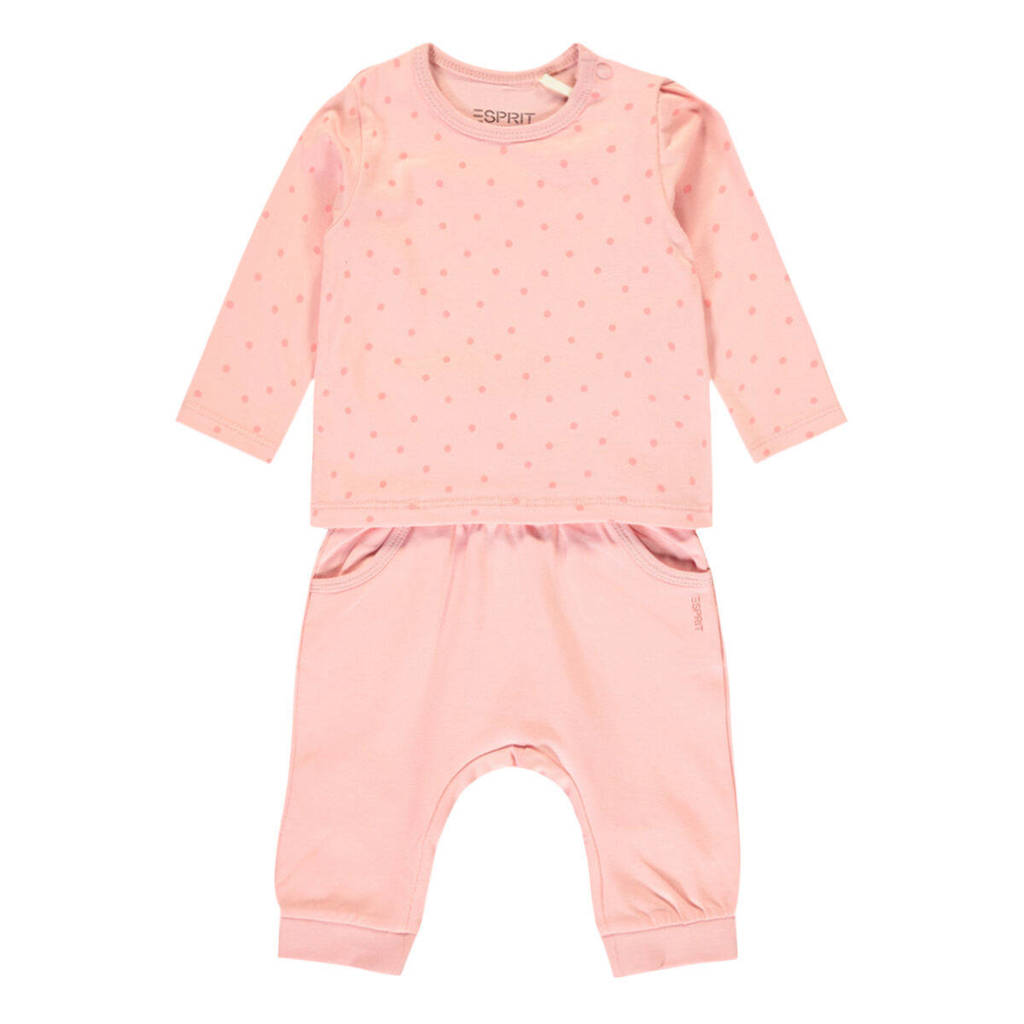 ESPRIT longsleeve + broek roze