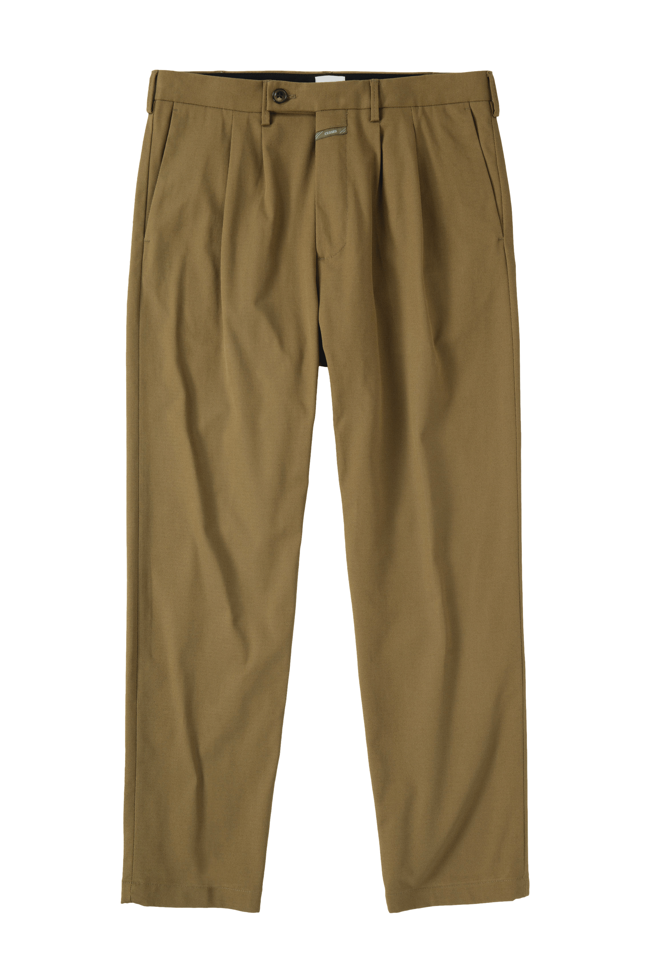 BERGEN - Chino en sergé de coton stretch| Doré