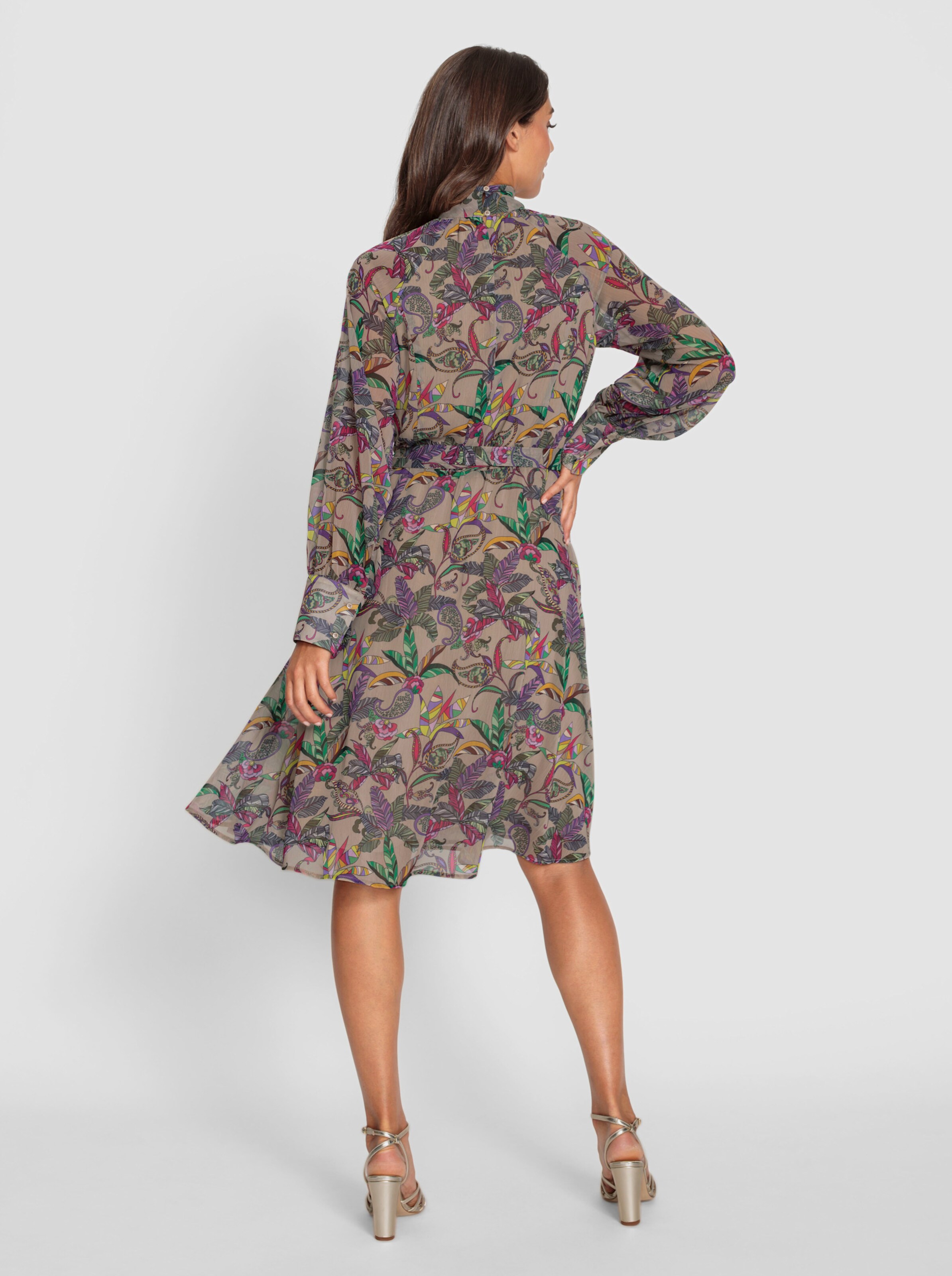 Druck-Kleid