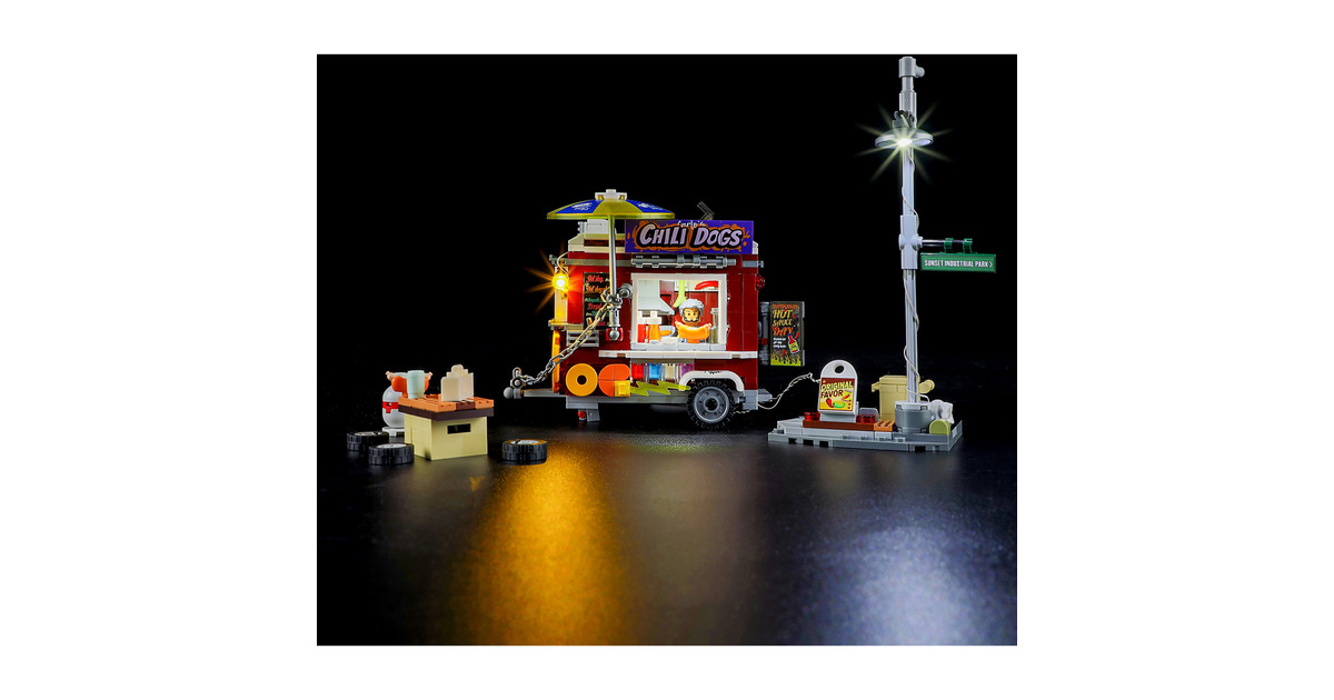 LumibricksStreet Fusion - Chili Dog Trailer Constructiespeelgoed  (F9046)