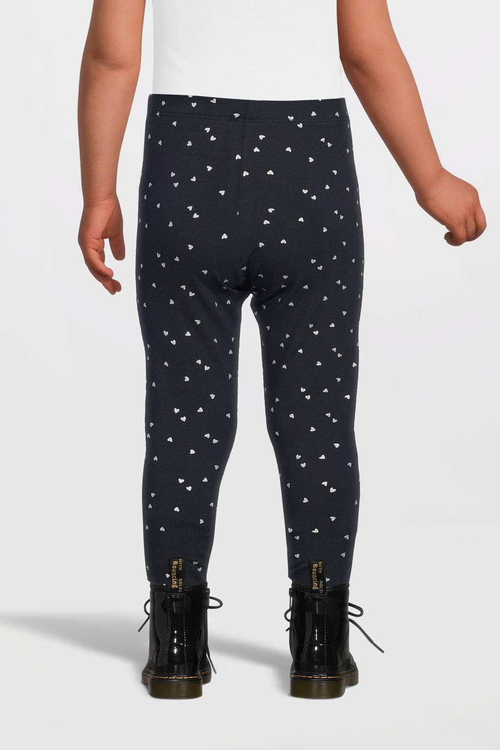 NAME IT legging NMFVIVIAN met all over print donkerblauw/grijs