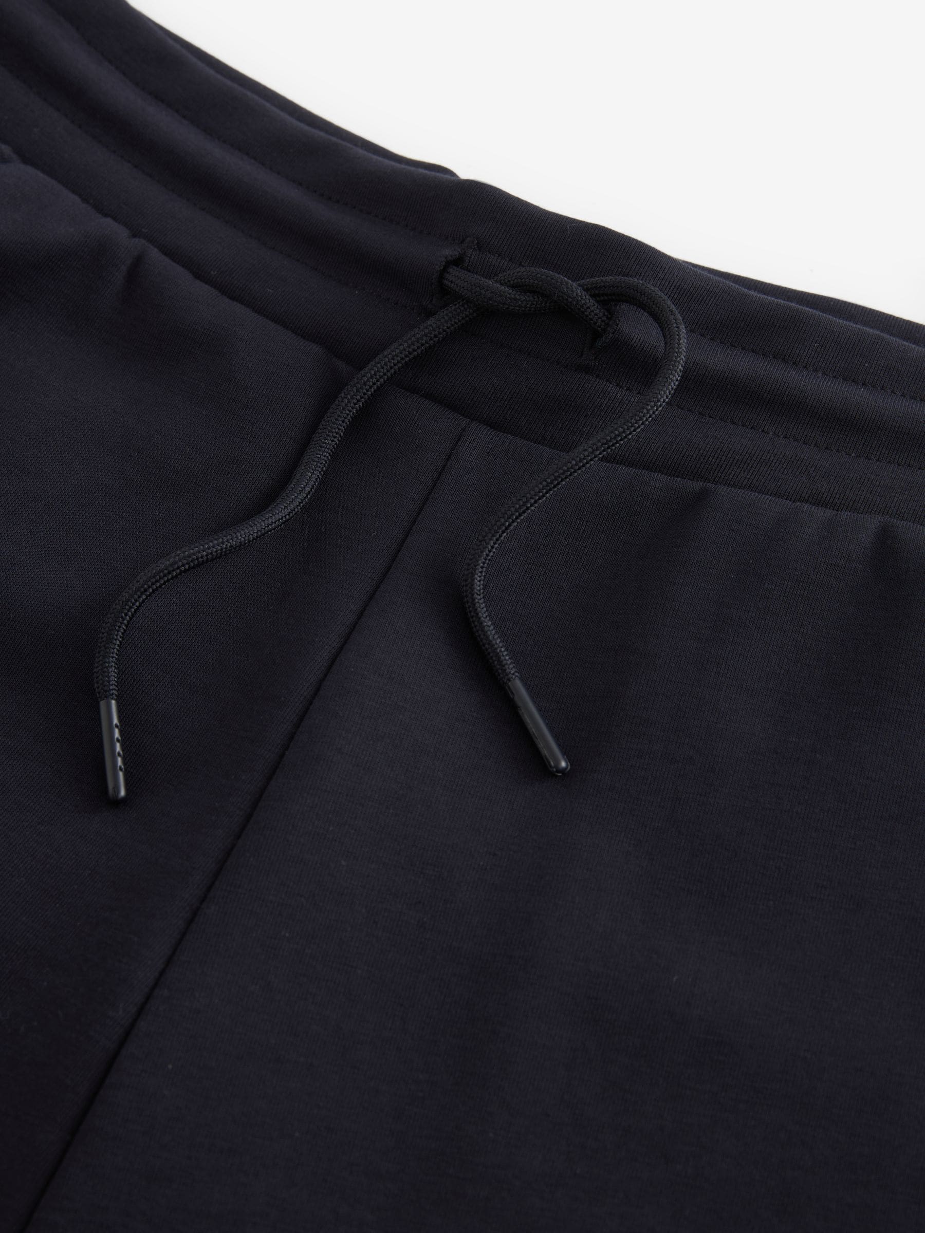 Leisteenkleurig/marineblauw - 2 jersey shorts met ritszakje