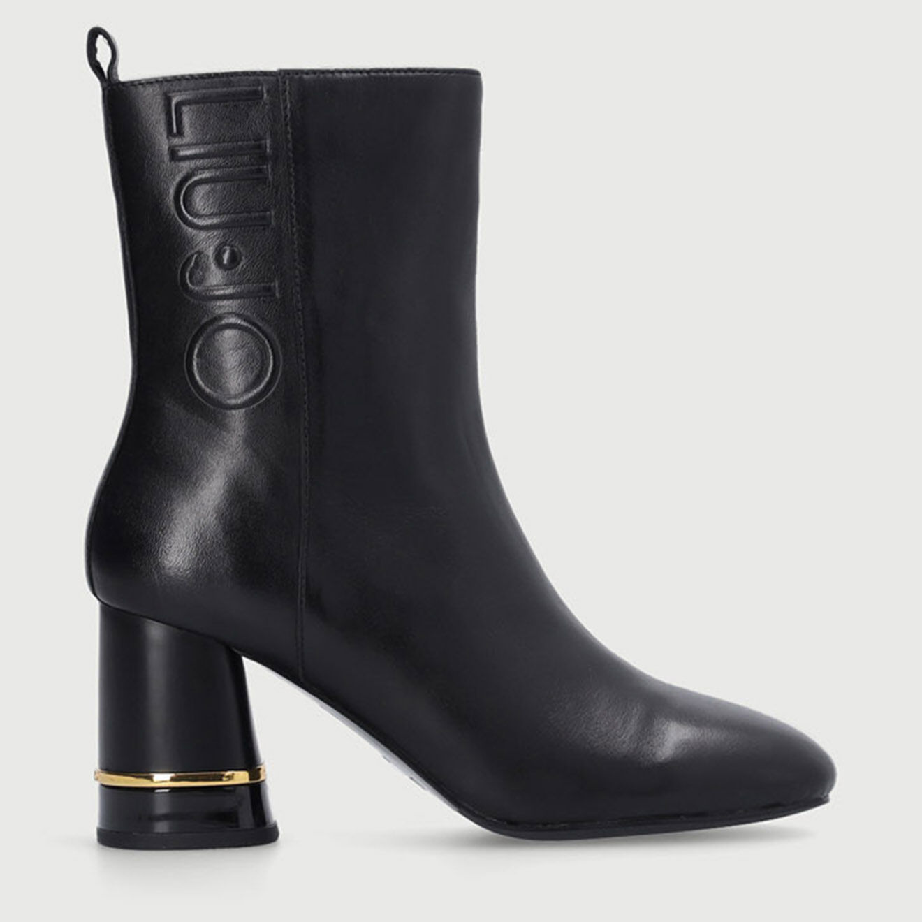 Liu-Jo Bottines en Cuir Nia noires - Talon 7 cm