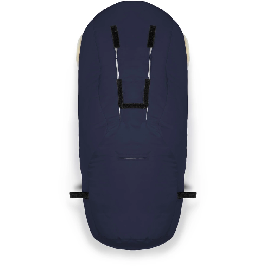 Werner Christ Baby Lammfellfußsack LADIS navy