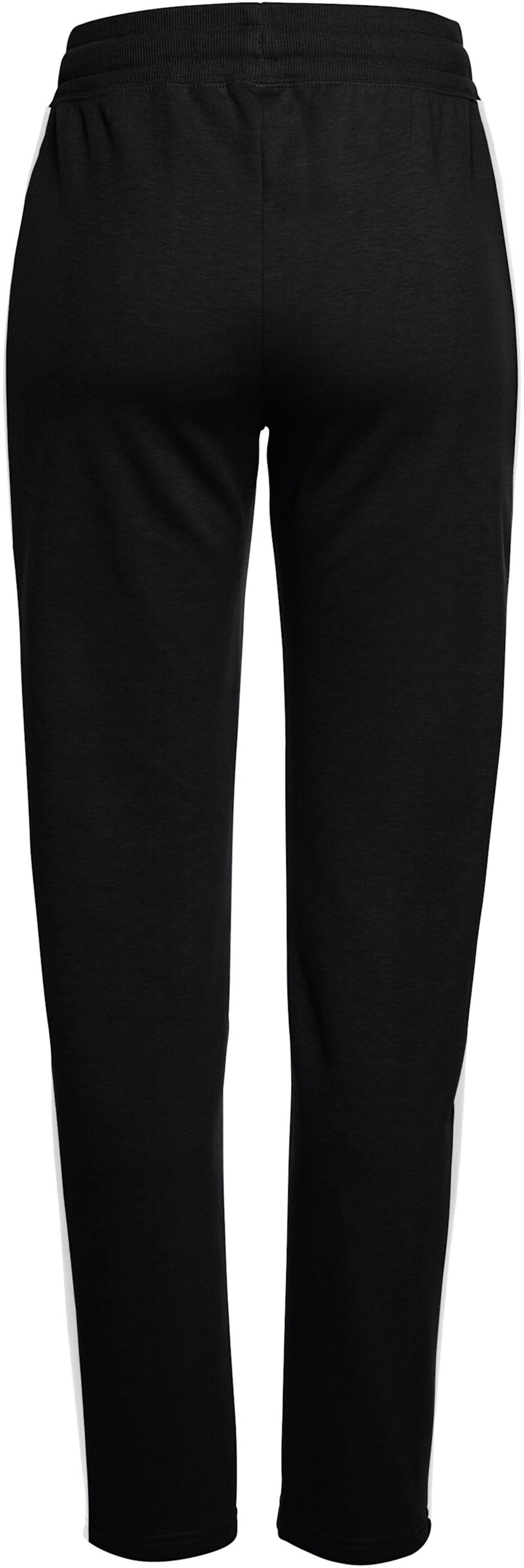 Loungehose in schwarz-weiß