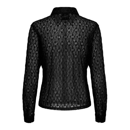 My Essential Wardrobe ViolaMW Lace Skjorte, Black, 42