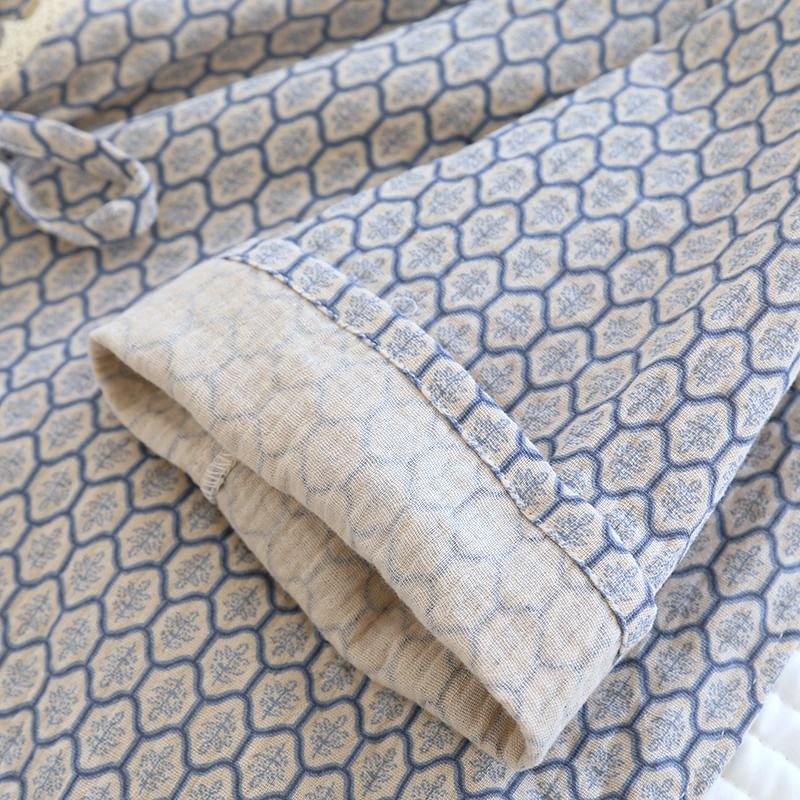 Finlies - Pyjamaset: Bedrukt camisole-topje + broek + kamerjas
