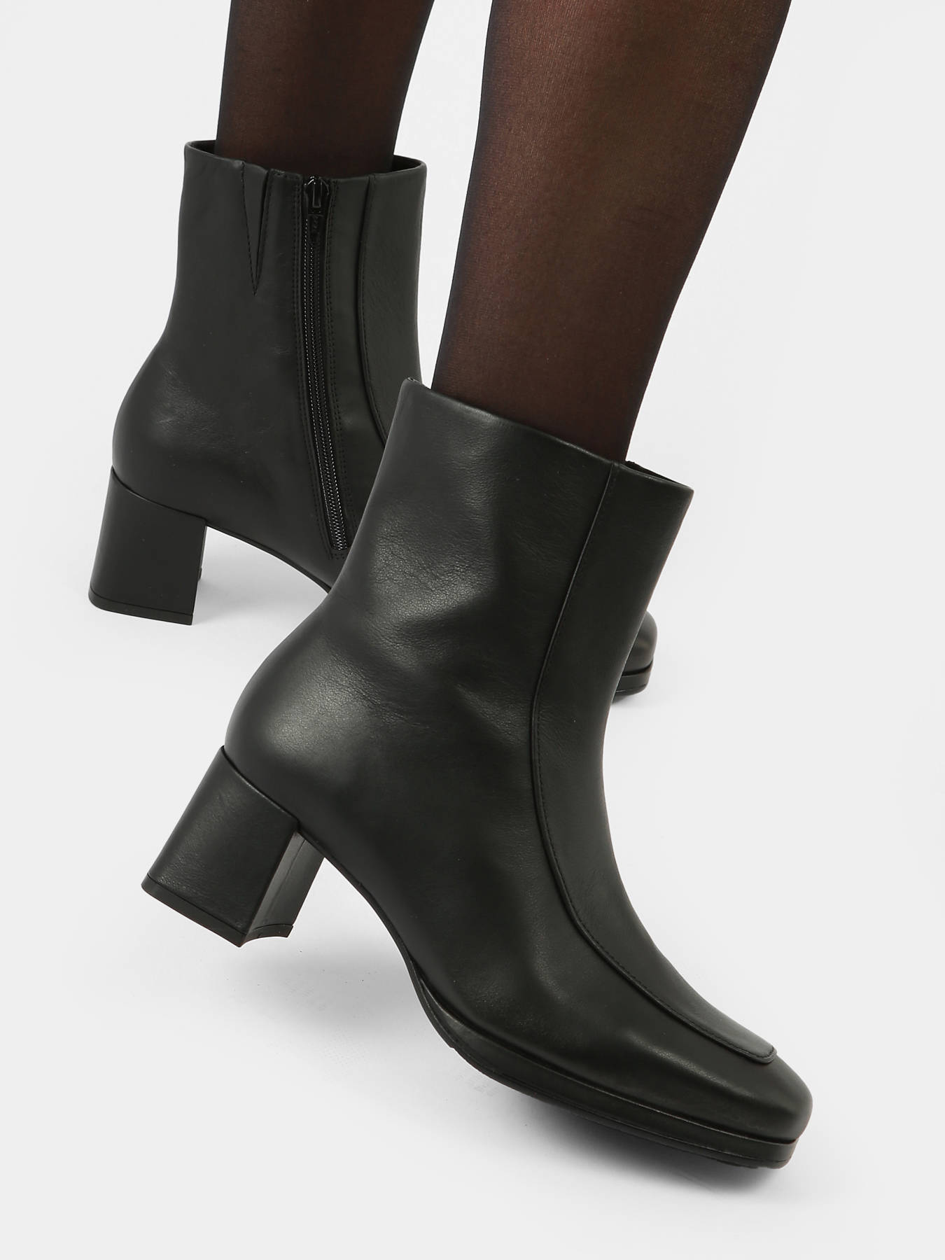 Bottines  talon en cuir GABOR