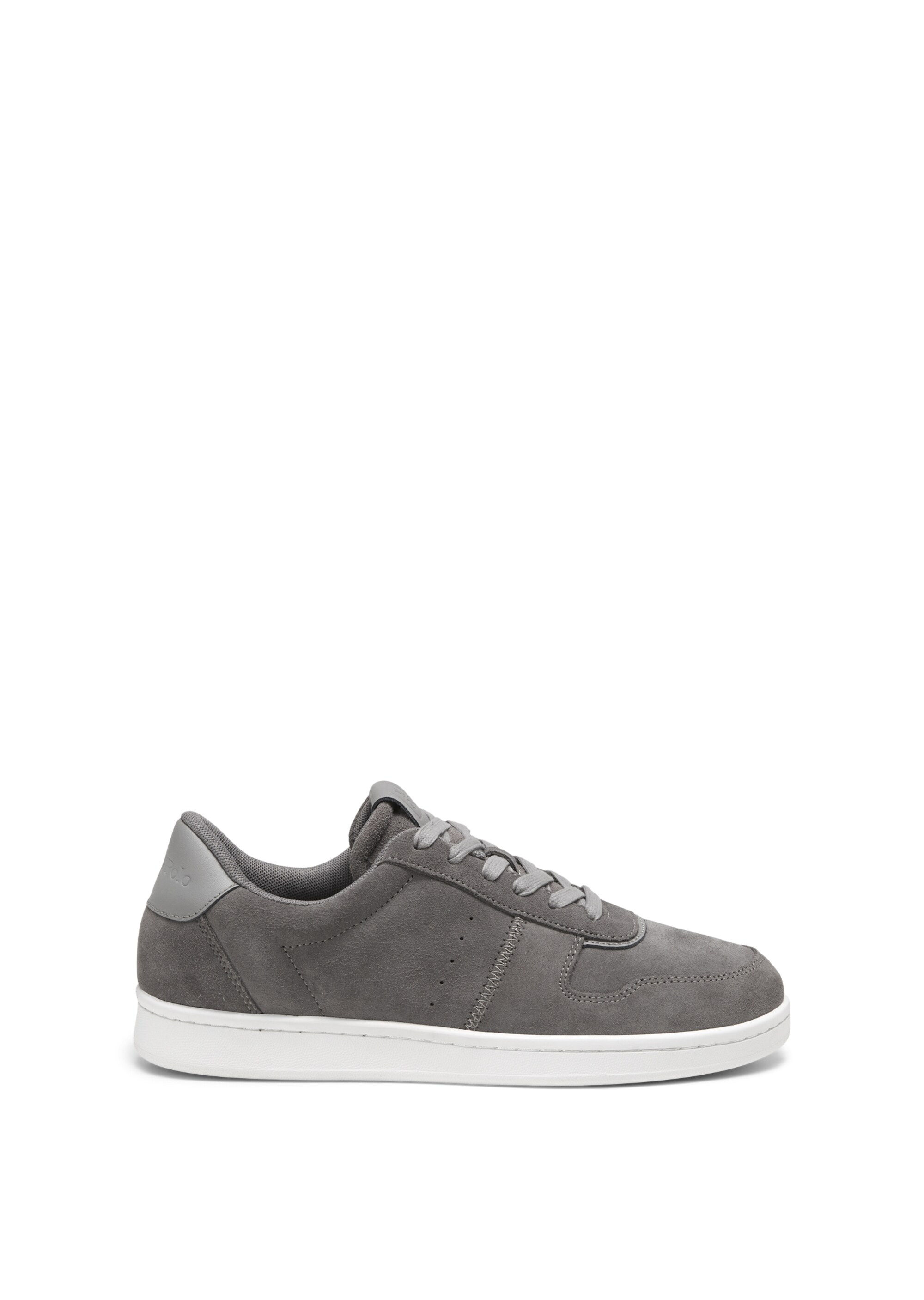 Sneaker aus softem Velours-Rindleder