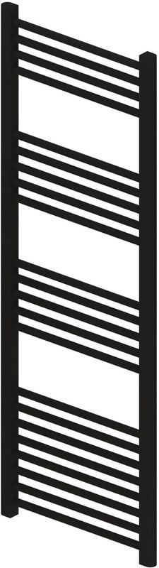 Boss & Wessing Wingrave Radiator - Mat Zwart - Zij-Onderaansluiting - 780 Watt