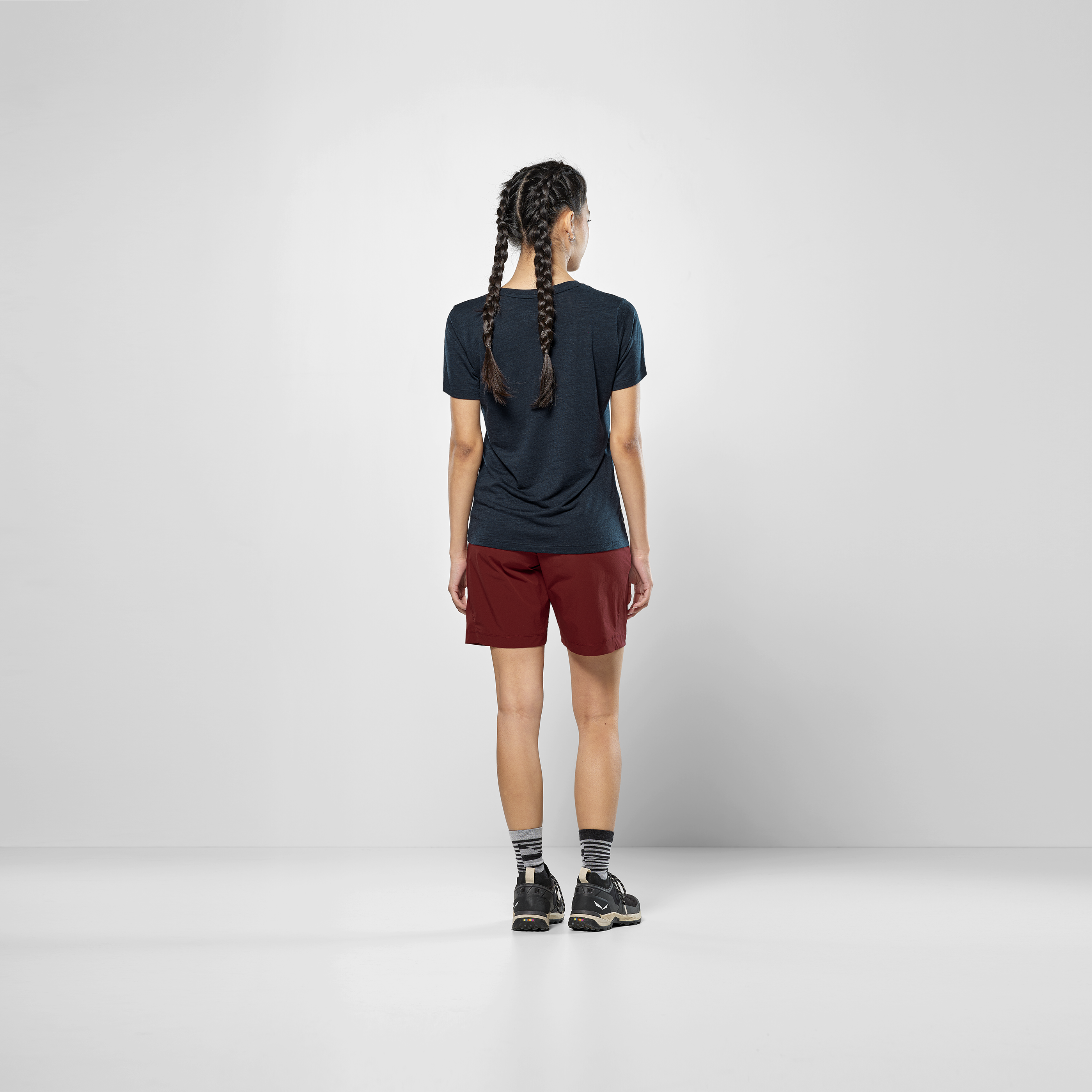 Eagle Dotted Mountain Trainer Merino T-Shirt Damen