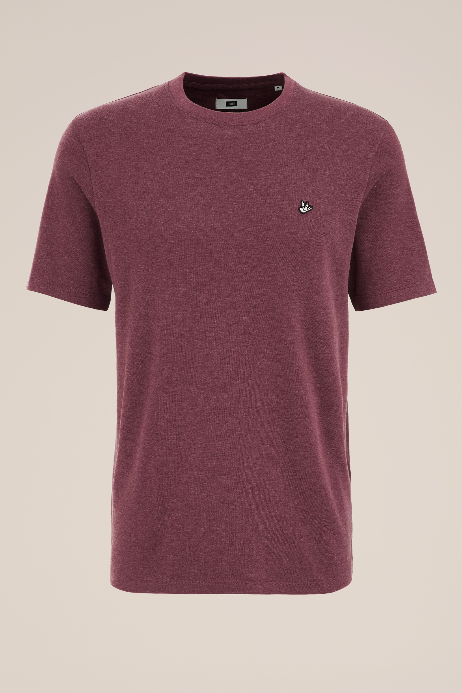 T-shirt Fundamentals Donkerrood