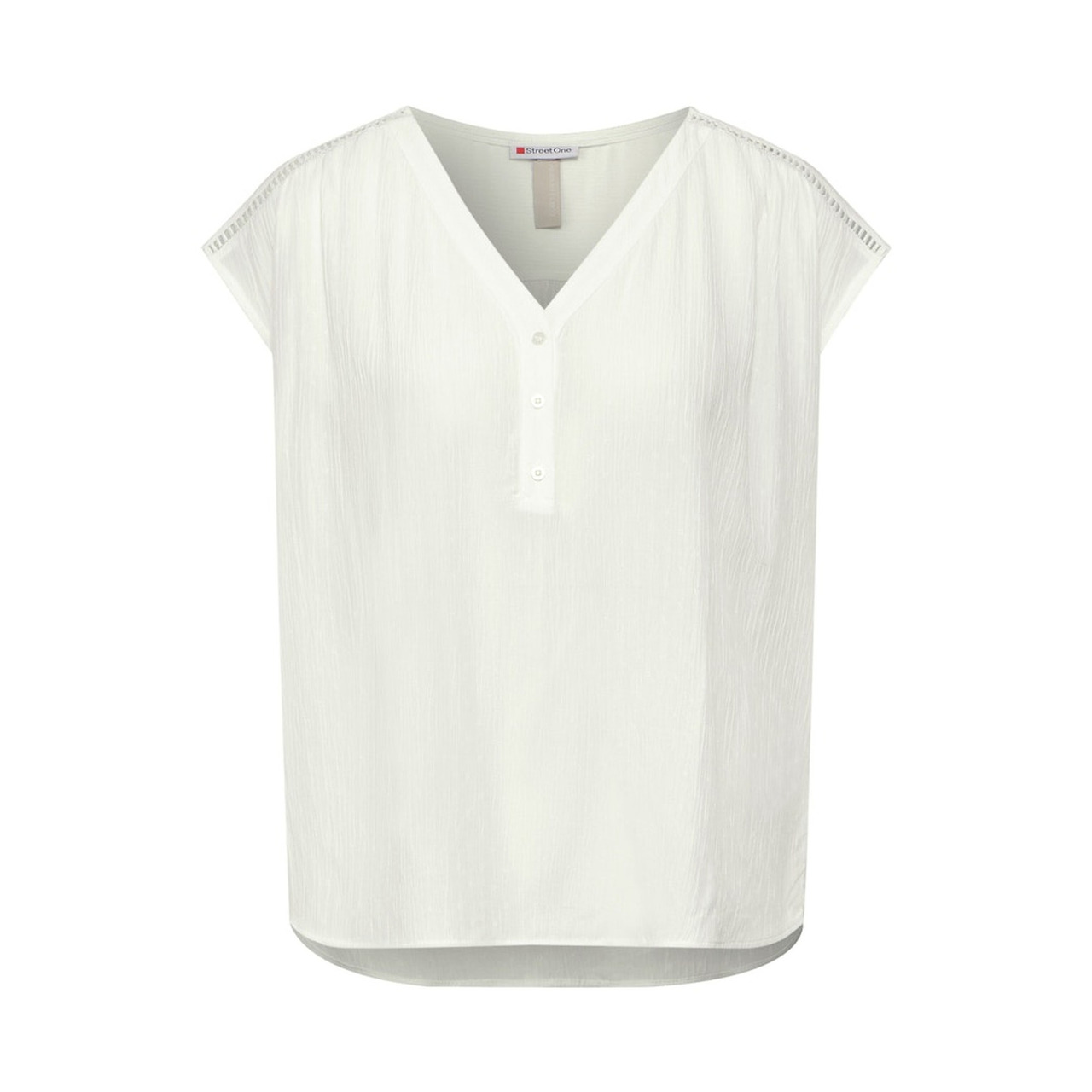 Street One Blouse Top w button panel UNI