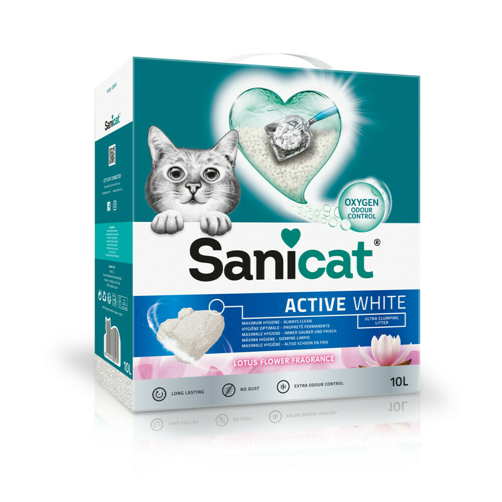 Sanicat Active Wit Lotusbloem10 liter