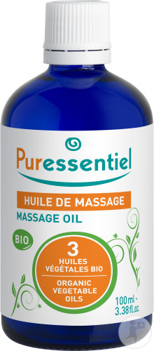 Puressentiel Huile De Massage 3 Huiles Végétales Bio Flacon 100ml