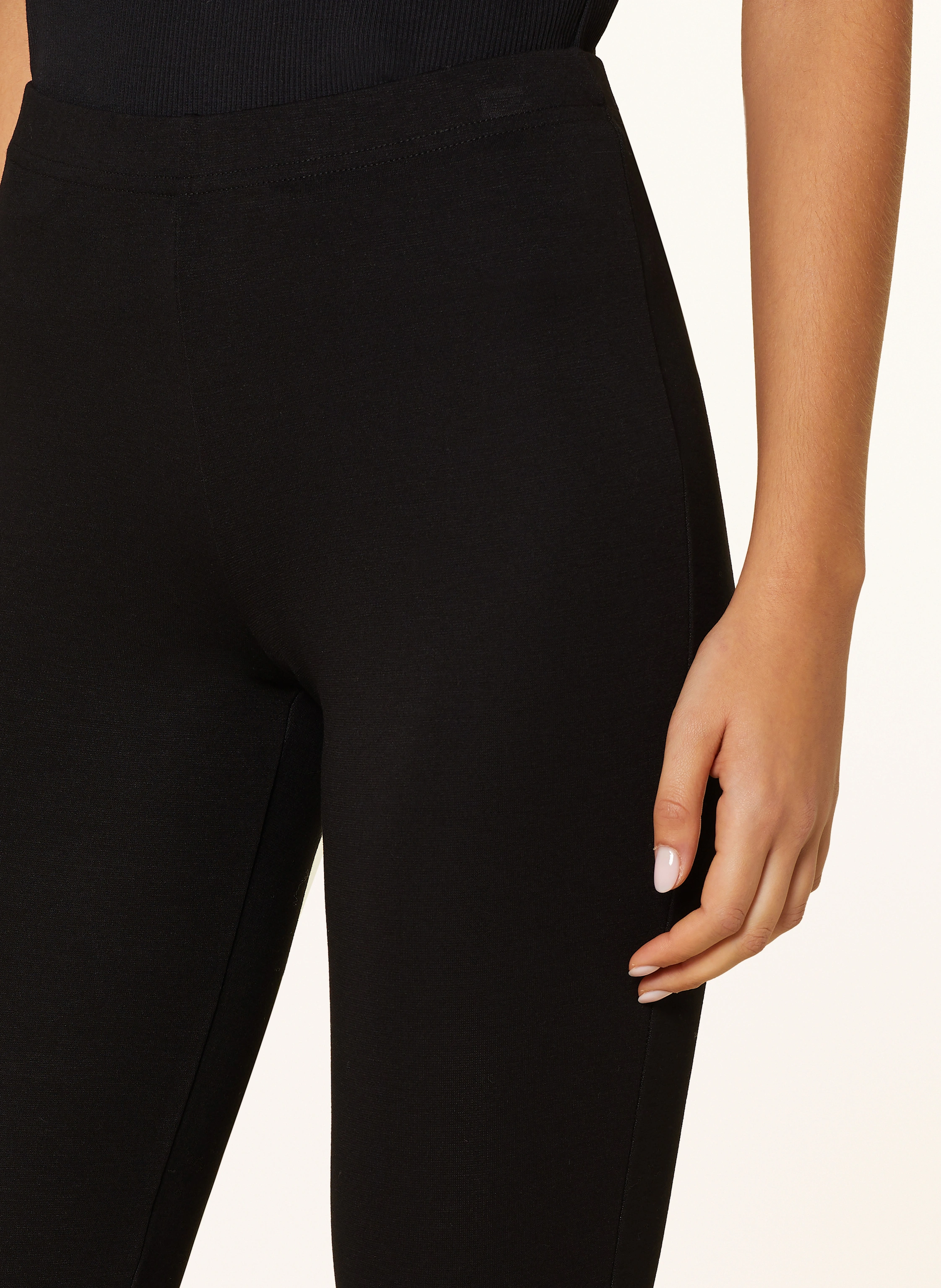 black palms Bootcut-Hose aus Jersey