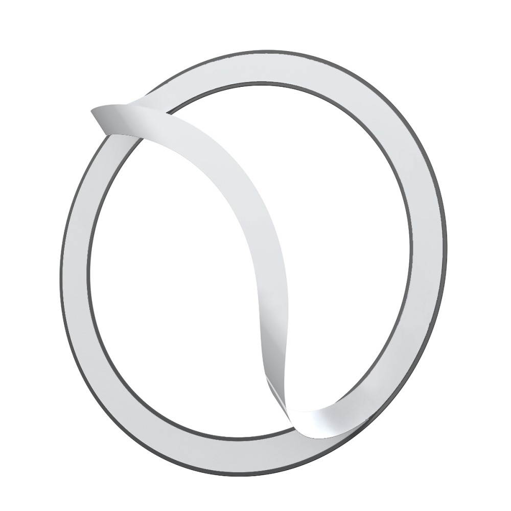 (2er Set) Magnetischer Metall MagSafe Sticker Haltering   Montagehilfe - Schwarz