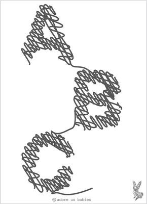 Adore Us Babies Poster ABC 40x30, Hvit