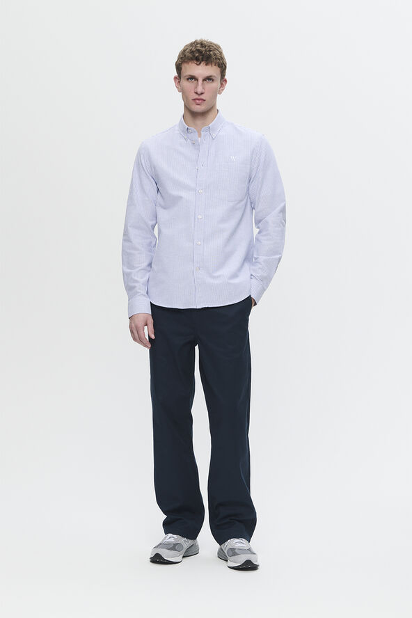 Wood Wood WWAdam Blue   white stripe