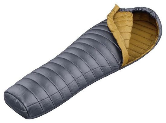 Hannah sac de couchage momie Loft 250 Ebony 185l duvet léger -8°C-Gris
